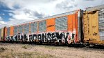 BNSF 28492 TTGX 694731 Con Grafiti 